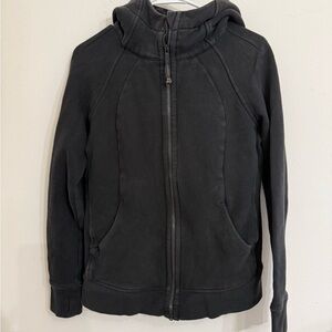 lululemon athletica Black scuba  Jacket size 10